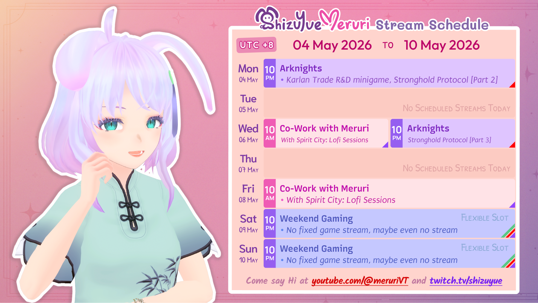 Meruri Streams: 04 May to 10 May 2026