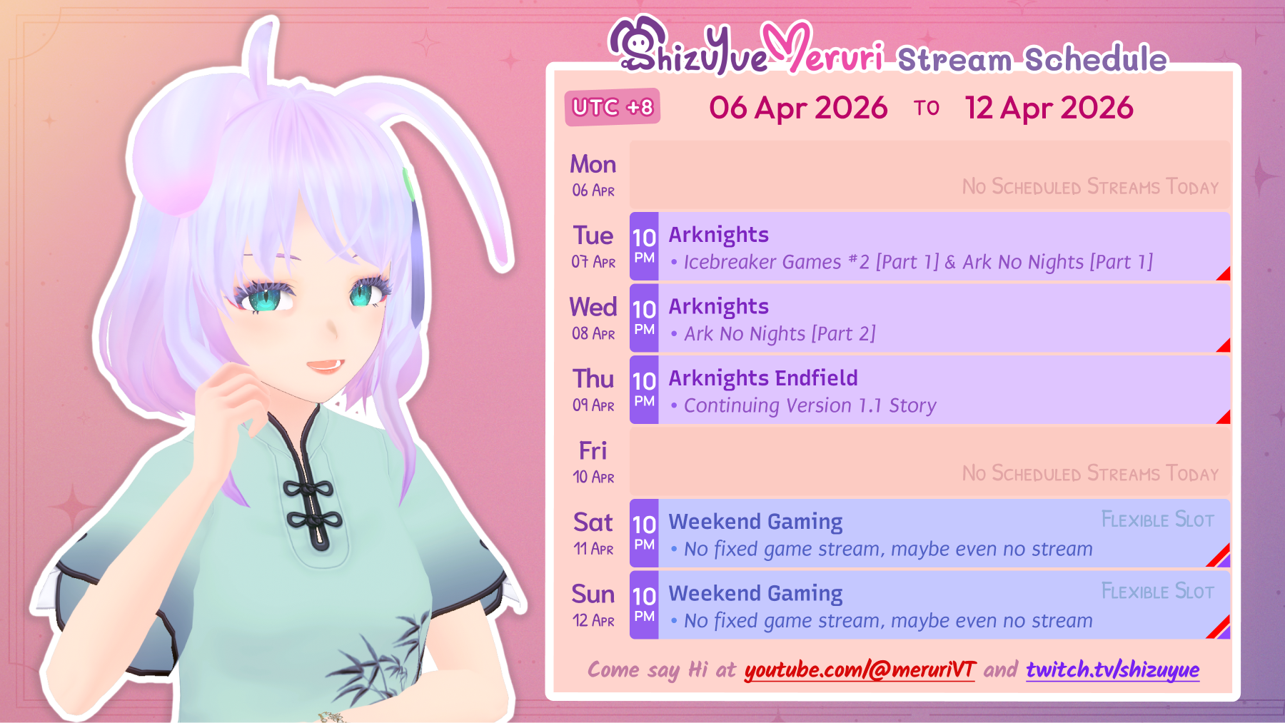 Meruri Streams: 06 Apr to 12 Apr 2026