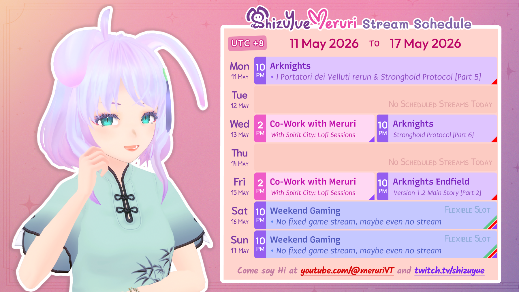 Meruri Streams: 11 May to 17 May 2026