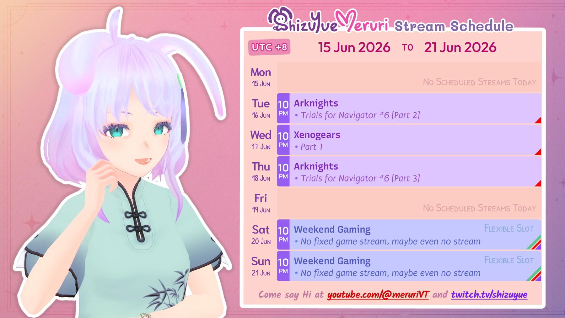 Meruri Streams: 15 June to 21 June 2026