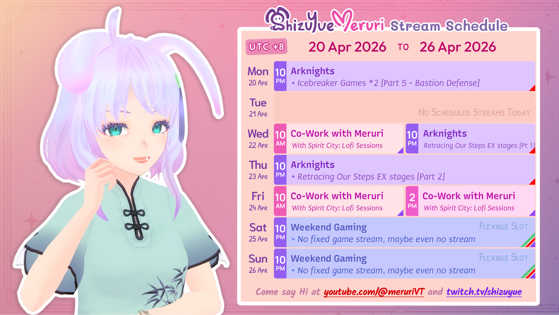 Meruri Streams: 20 Apr to 26 Apr 2026