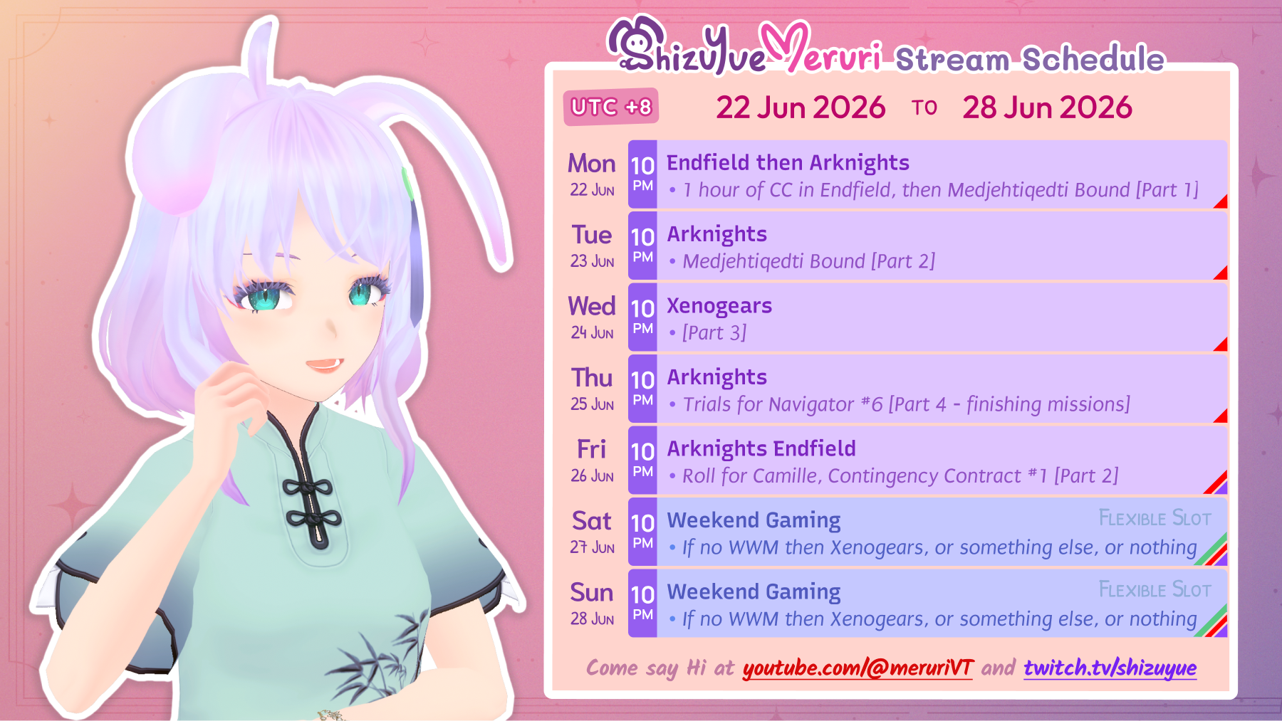 Meruri Streams: 22 June to 28 June 2026
