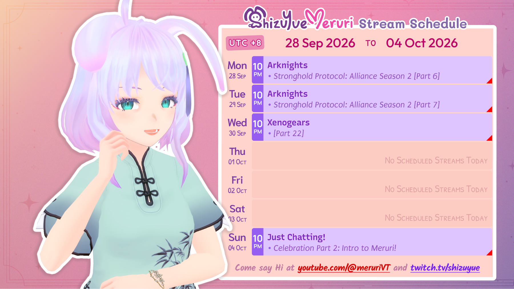 Meruri Streams: 28 Sept to 04 Oct 2026