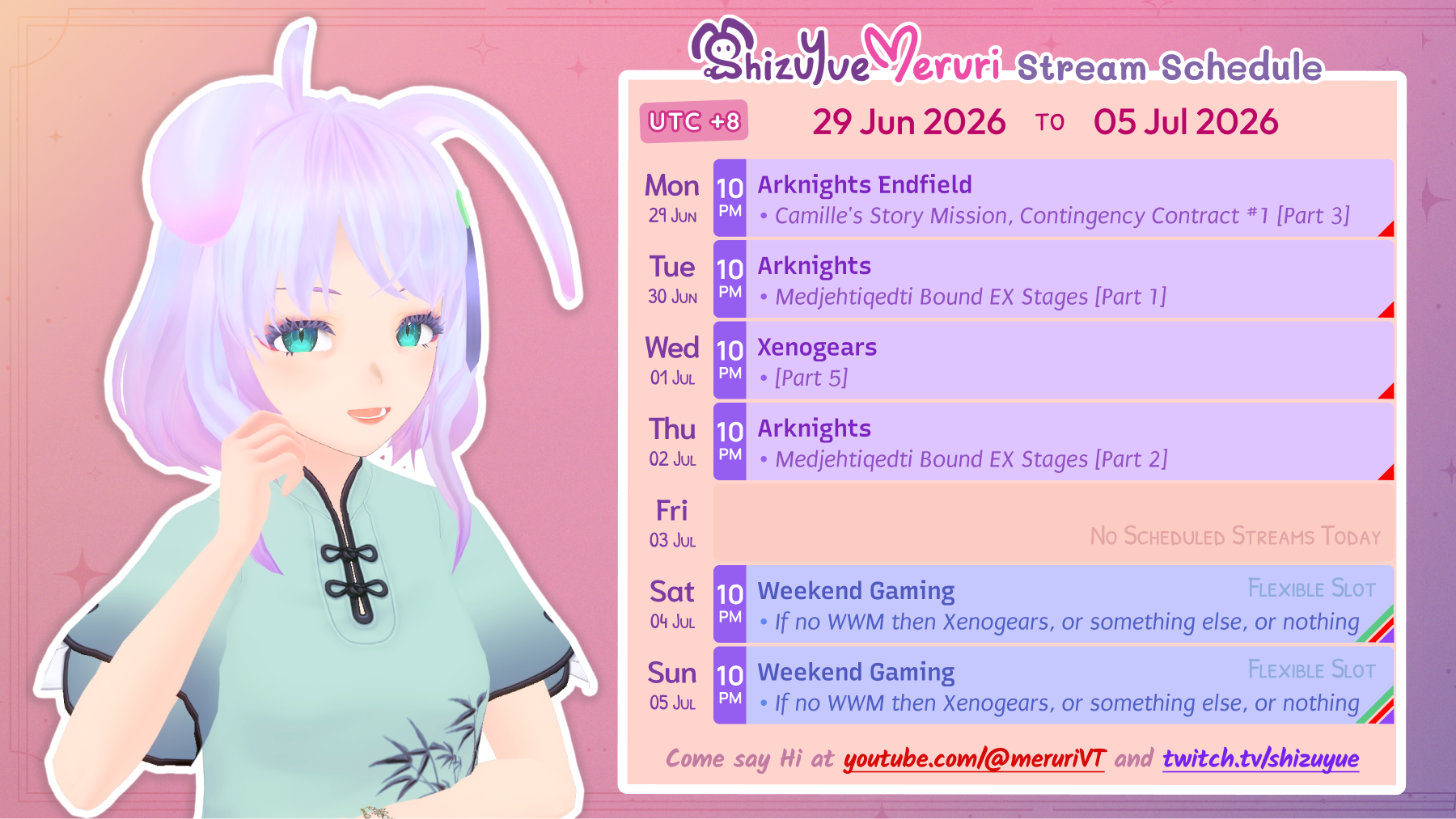 Meruri Streams: 29 June to 05 July 2026